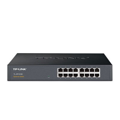 TP-Link TL-SF1016D 企業(yè)級監(jiān)控網絡的穩(wěn)定之選——16口百兆非網管交換機深度解析